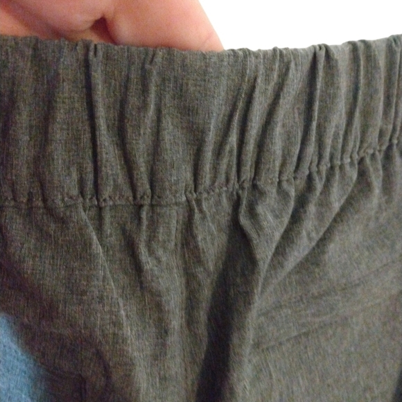 T by Talbots Cargo Joggers Heather Gray Zip Pockets Cuffed Ankle Streetwear XS - Picture 8 of 10